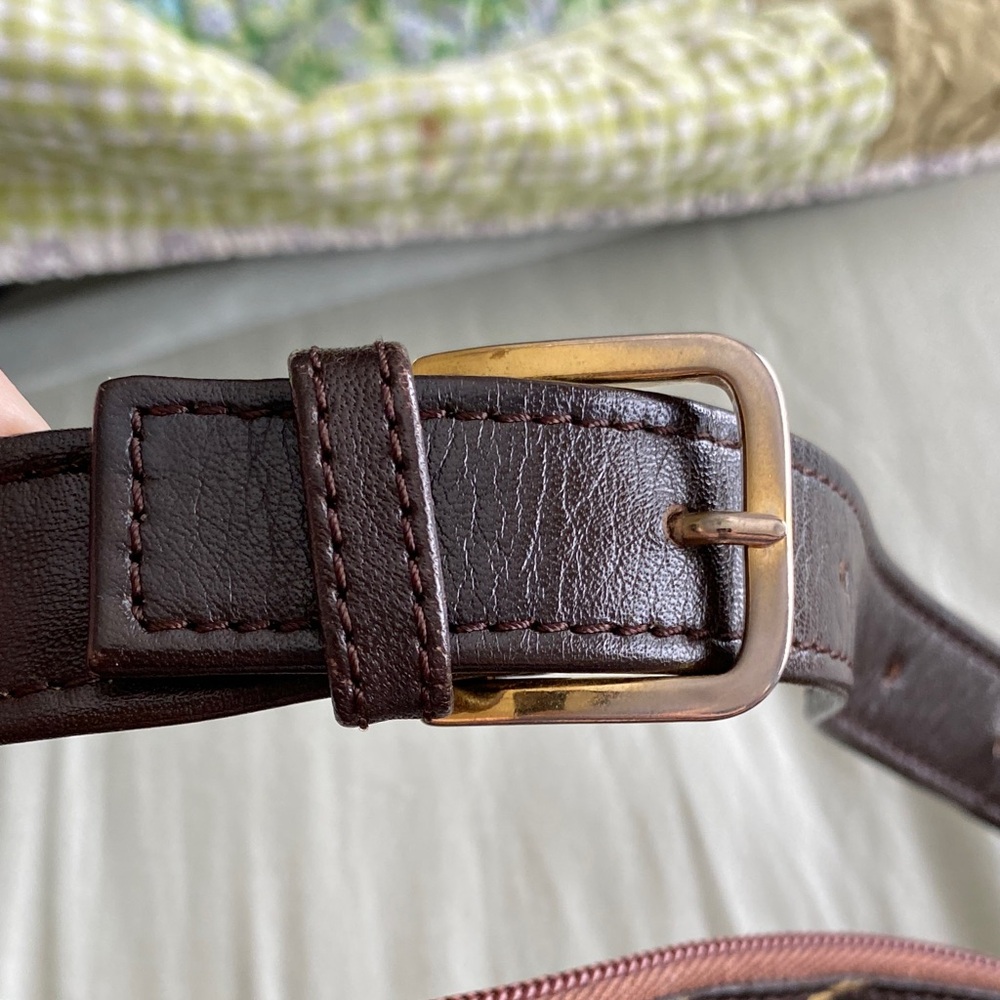 Longchamp brown messenger bag. - Picture 7 of 11